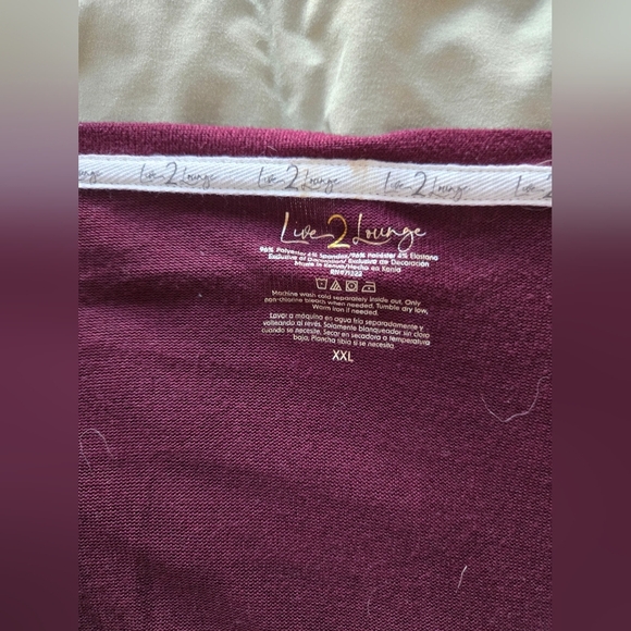 Burgundy Lightweight Long Sleeve Cardigan - Picture 5 of 6